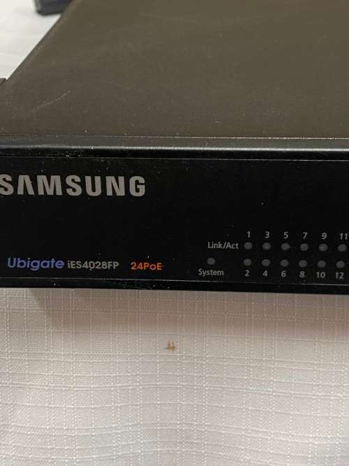 Samsung ieS4028FP 24 Port Poe Managed Switch