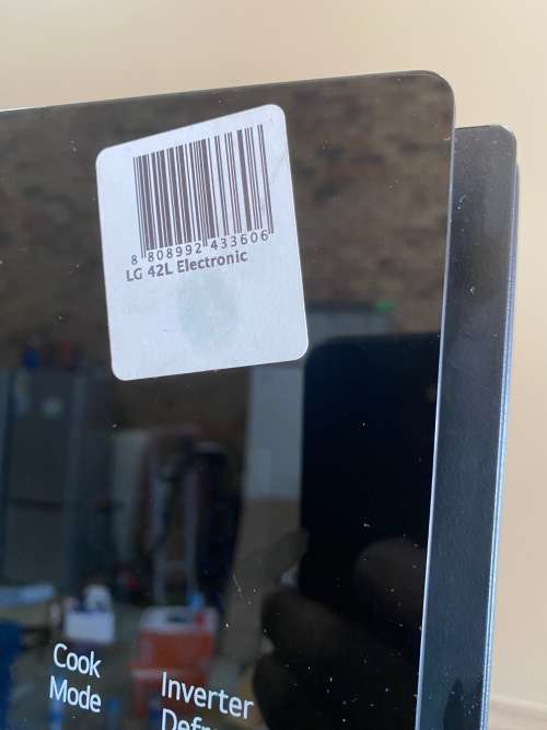 LG MH8265DIS 42L NeoChef Grill with Smart Inverter Microwave  Black