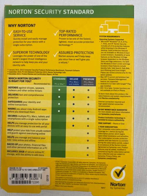 Norton Security Standard