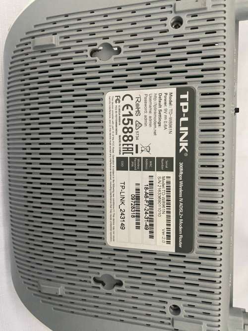 TP-LINK TD-W8961N 4-Port 300MBPS Wireless ADSL2+