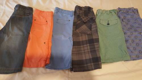 6 pairs boys shorts R250 age 6