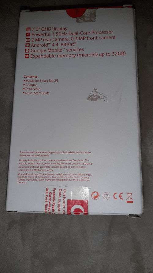 Vodafone 7inch tablet R550