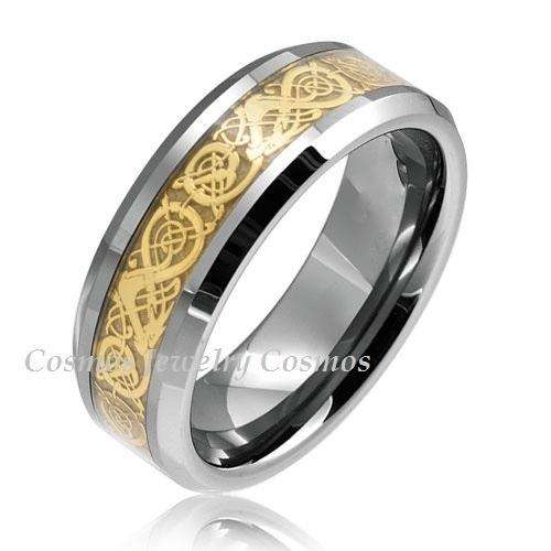 Stunning Tungsten Mens Ring