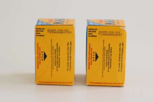 Lot of 2 Kodak Max 400 expired 35mm film rolls