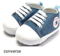 ALL STAR CONVERSE- SOFT BABY SHOES.