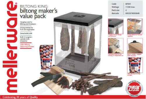 Mellerware Biltong King Food Dehydrator