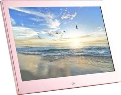 Fotomate FM335M 10" Digital Photo Frame in  Pink / Gold
