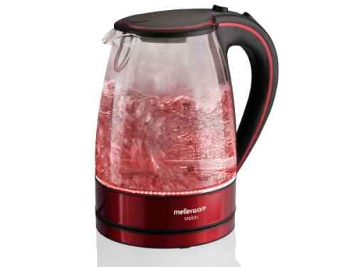 Mellerware Vision Glass Kettle (Red )