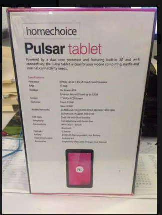 Homechoice Pulsar Tablet