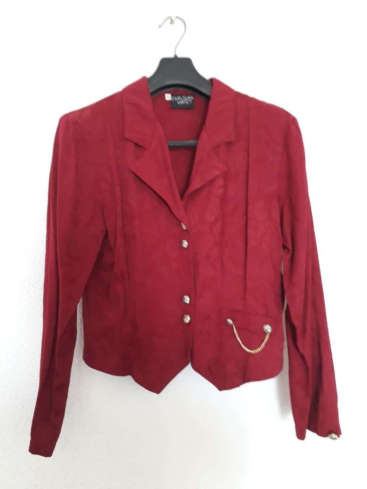 Girl's Burgundy Red Jacket