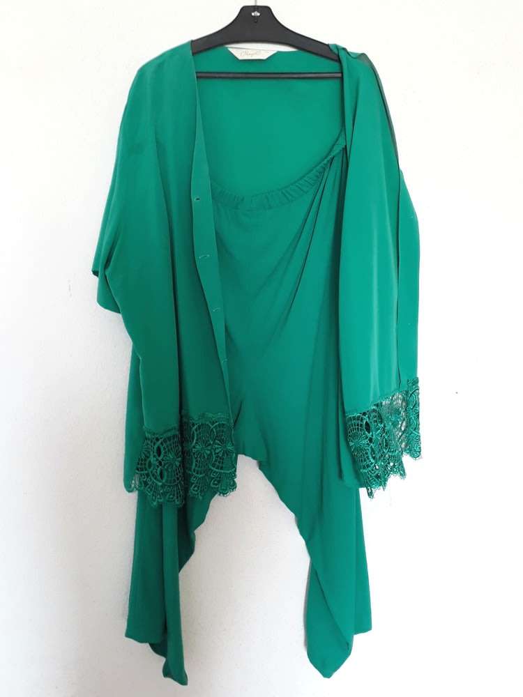 2 Piece Top & Pants - Penny C - Green