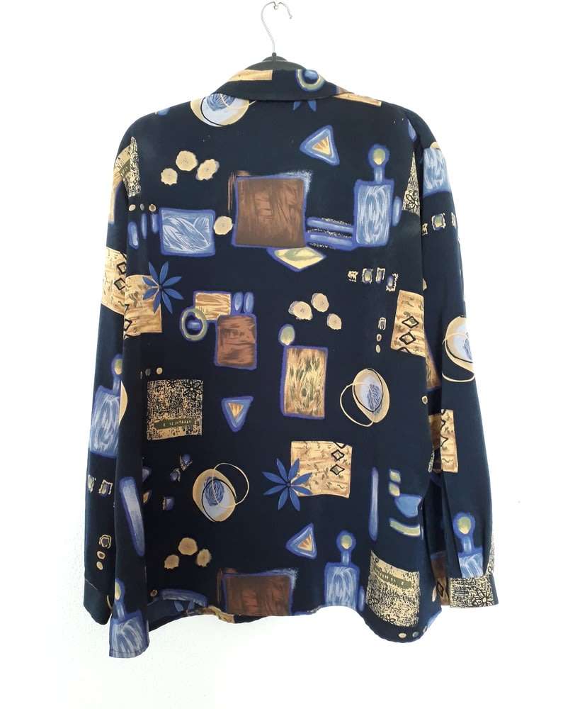 Women's Blouse - Miss Lynn - Navy Floral - 28