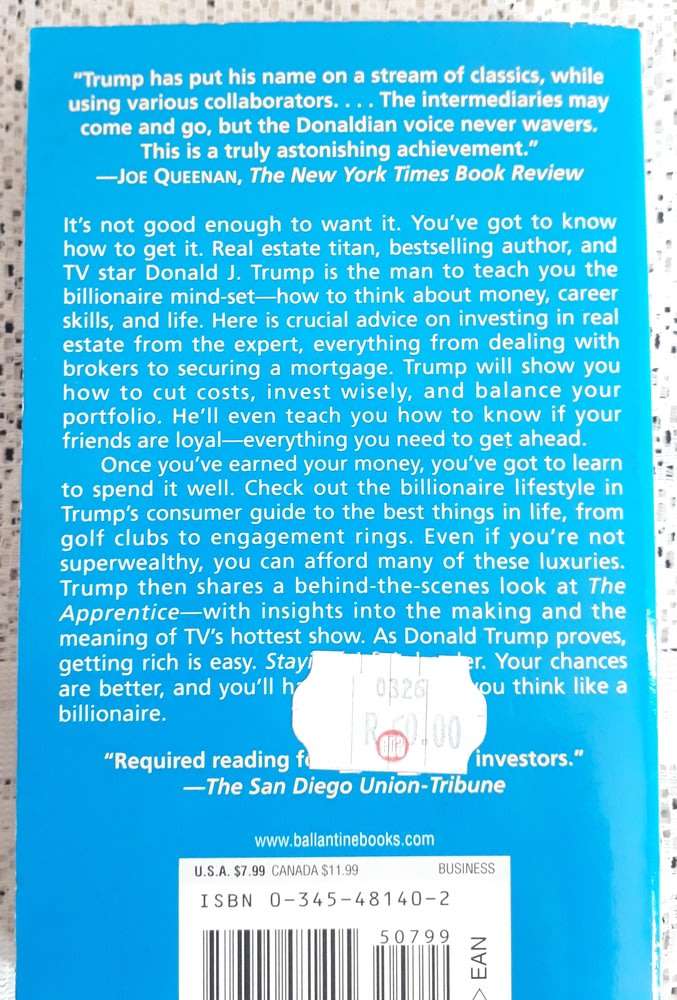 Think Like A Billionaire - Donald Trump