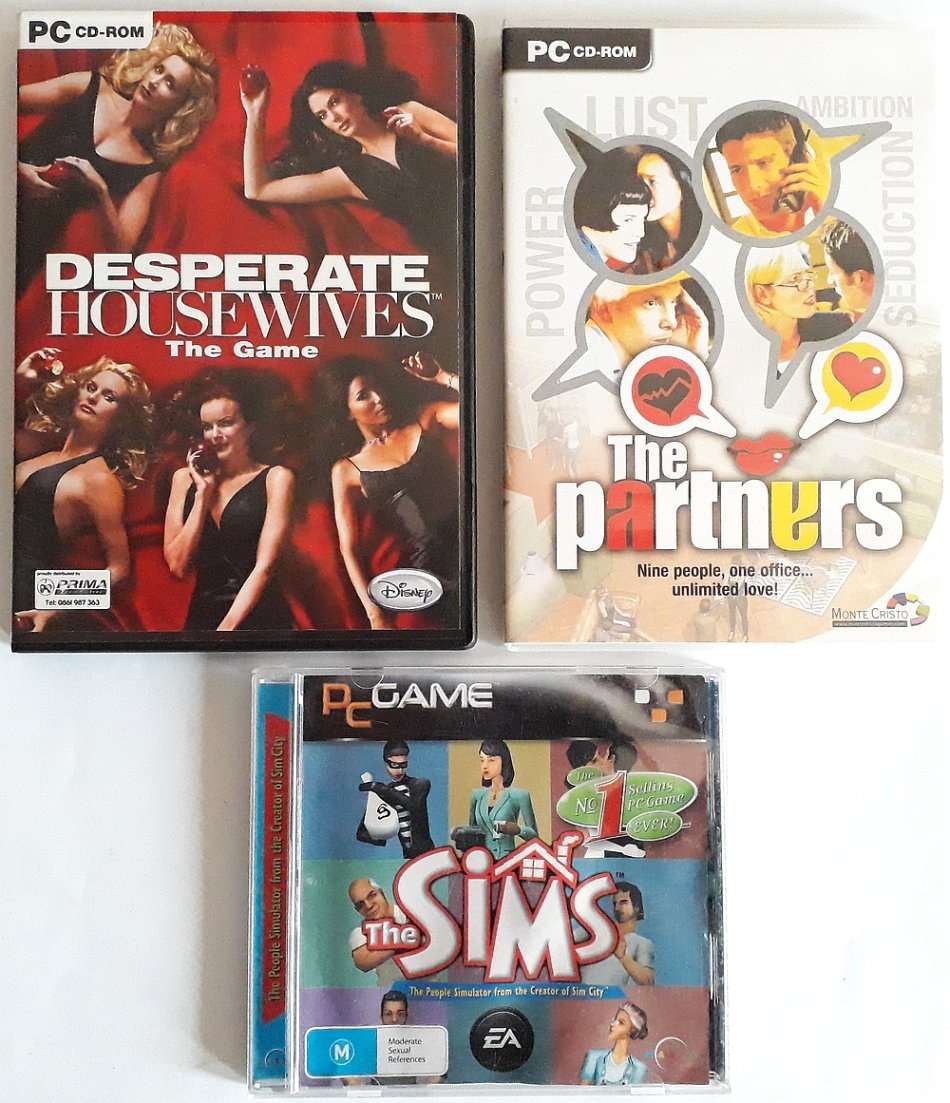 3 Game People Pack - Desperate Housewives, The Partners & SIMS