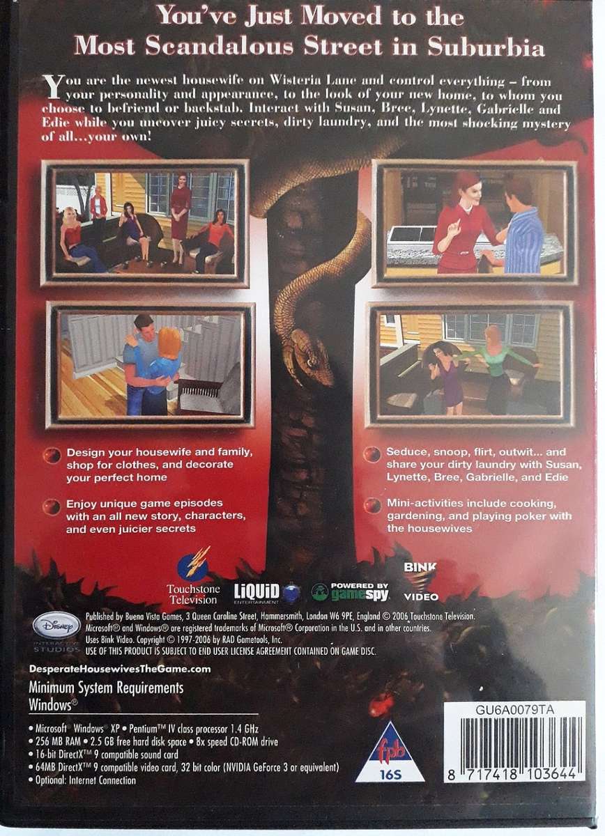 3 Game People Pack - Desperate Housewives, The Partners & SIMS