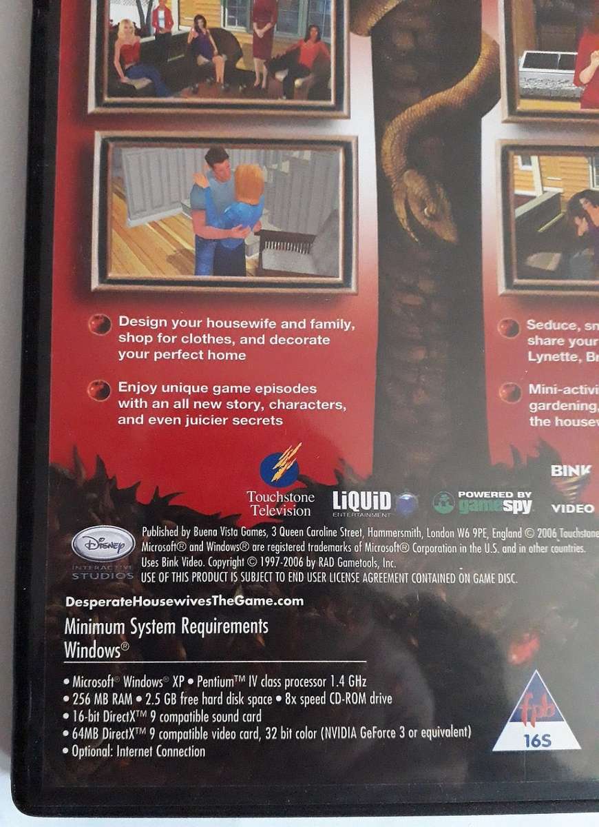 3 Game People Pack - Desperate Housewives, The Partners & SIMS