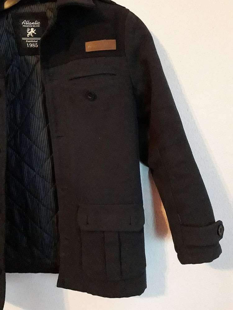 Premium Boy's Thick Padded Jacket - 11-12 years - Dark Grey