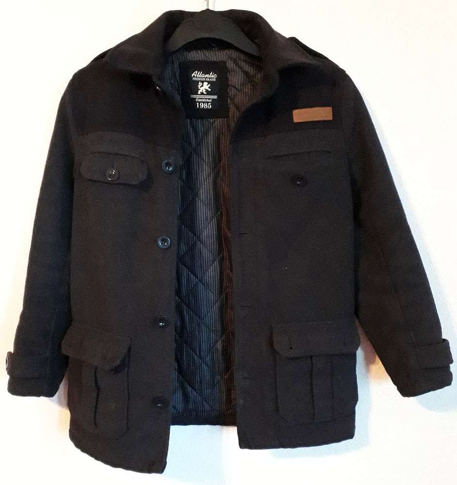 Premium Boy's Thick Padded Jacket - 11-12 years - Dark Grey