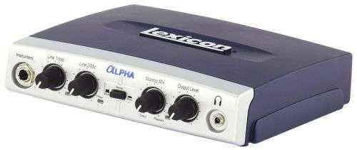 Lexicon Alpha 2x2x2 Desktop Recording Studio