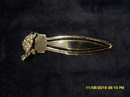 Silver Tortoise Bookmark