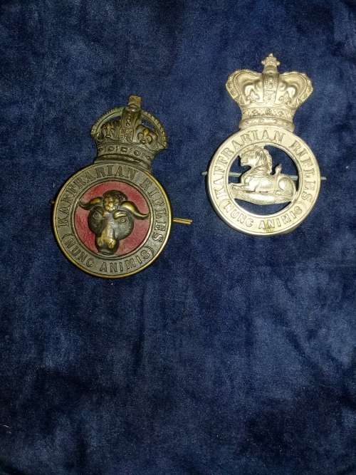Kaffrarian Rifles badges