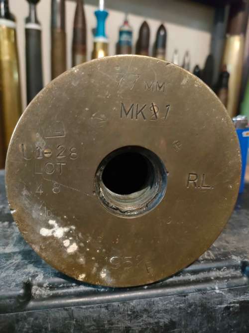 Shell Case of rare 77mm or 17pdr