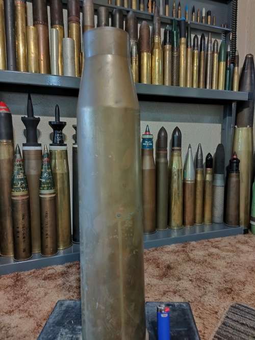 Shell casing 20pdr/84mm