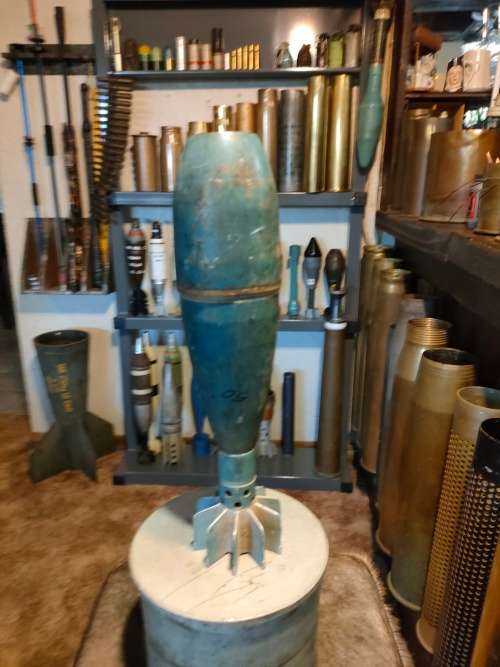 Shell 81mm prac mortar