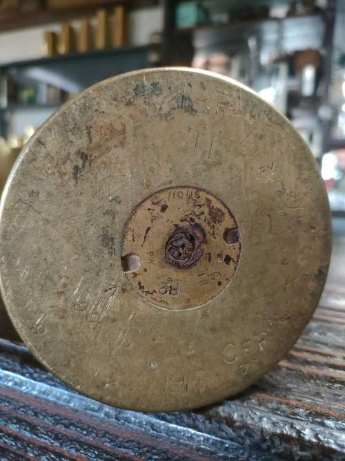 Shell,18pdr, case and projectille with fuse