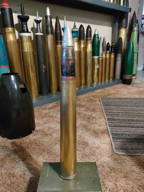Shell 40mm Bofors case and projectile inert