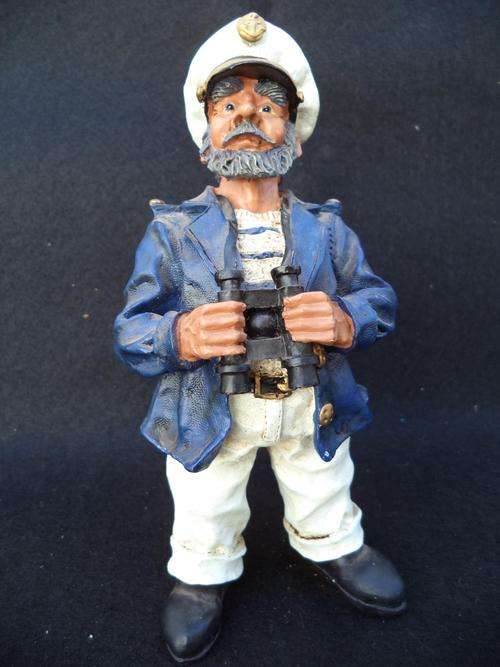 Exquisitely Detailed Large Nautical Sea Captain Figurine