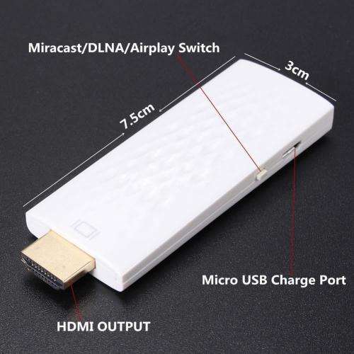 TV Stick Miracast DLNA Airplay Wifi Display Dongle Wireless Receiver AdapterTS