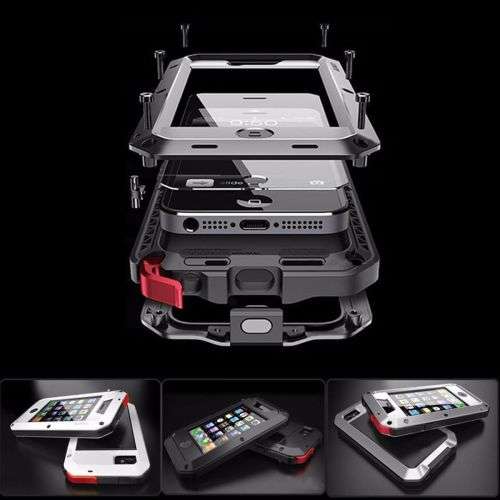 Clearance Shockproof Gorilla Glass Metal Case Cover for iPhone 6 & 6S