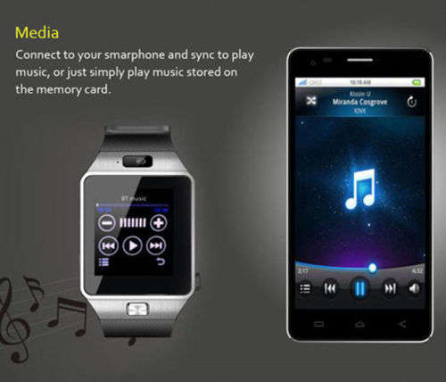 Smart Watch DZ09 Bluetooth Phone Mate For Android iPhone HTC Camera SIM TF