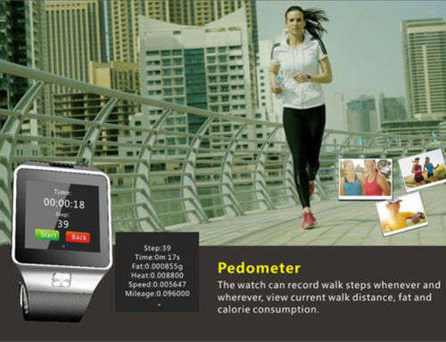 Smart Watch DZ09 Bluetooth Phone Mate For Android iPhone HTC Camera SIM TF