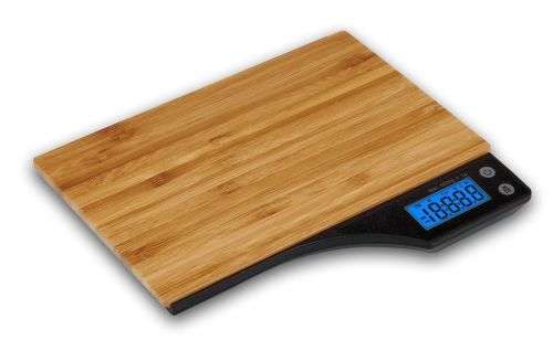 5kg Bamboo Wooden Digital LCD Electronic Kitchen Cooking Food Weighing Scales