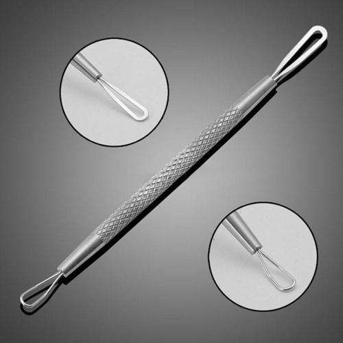 7Pcs Blackhead Whitehead Pimple Blemish Acne Comedone Extractor Remover Set Kit