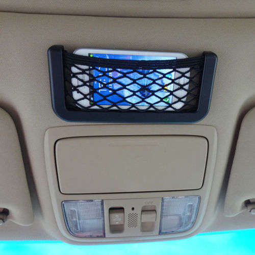 Car Auto String Mesh- Bag Storage Pouch for Cellphone Gadget Cigarette