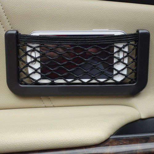 Car Auto String Mesh- Bag Storage Pouch for Cellphone Gadget Cigarette