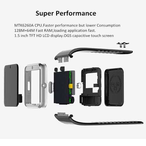 Smart Watch 2017 Bluetooth GSM Phone Fr Android Samsung Apple iOS iPhone