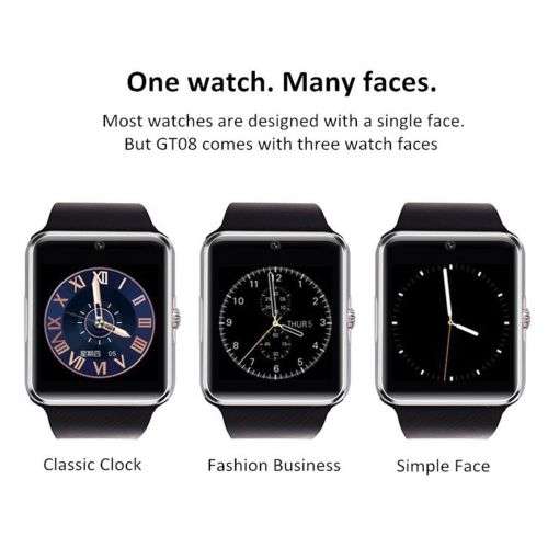 Smart Watch 2017 Bluetooth GSM Phone Fr Android Samsung Apple iOS iPhone