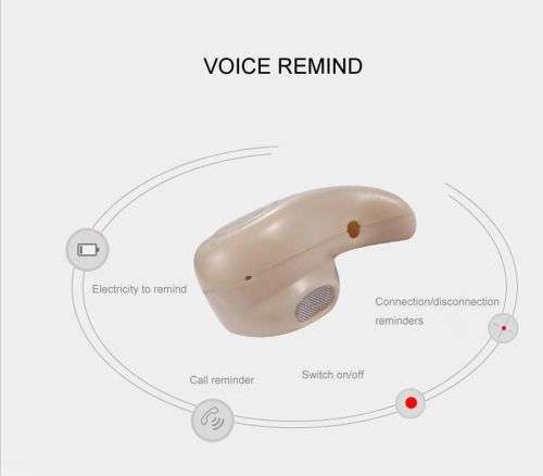 Mini Wireless In-ear Earpiece Bluetooth Earphones Invisible Headphones Stereo