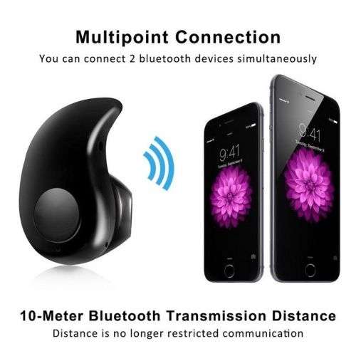 Mini Wireless In-ear Earpiece Bluetooth Earphones Invisible Headphones Stereo