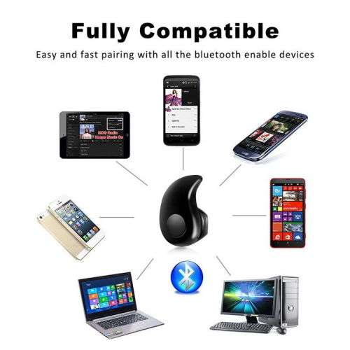 Mini Wireless In-ear Earpiece Bluetooth Earphones Invisible Headphones Stereo