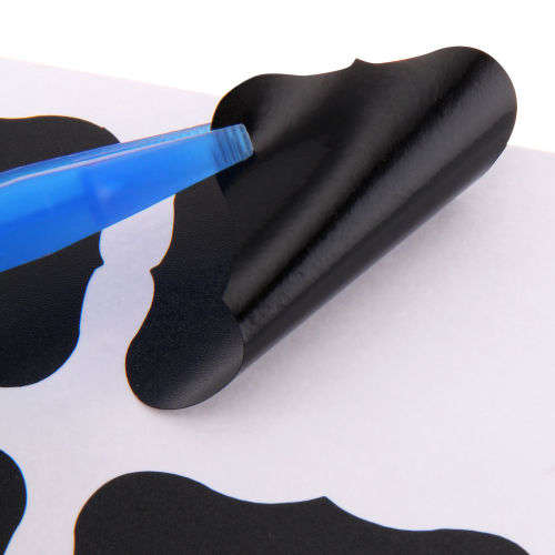 36 x Chalkboard Blackboard Craft Stickers Kitchen Jar Jam Label Chalk Board Decor