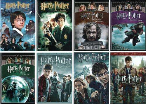 Harry Potter Complete DVD Collection 8 Movies ** AS NEW ** ONE PRICE FOR ALL **