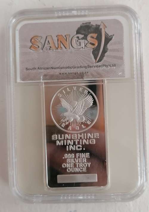 PF69 Sunshine Minting silver bar