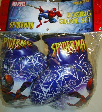 SPIDERMAN BOXING GLOVE SET    ---NEW---