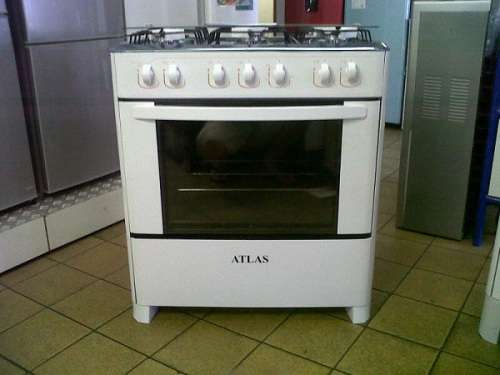 Atlas 6 Burner Gas Stove with Gas Oven