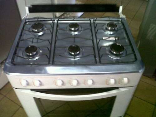 Atlas 6 Burner Gas Stove with Gas Oven